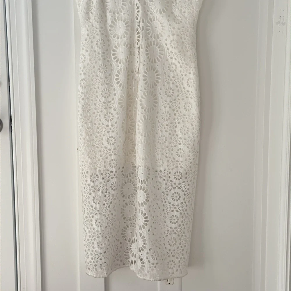 NWT Anthropologie Maeve Sleeveless Eyelet Dress Size 6P